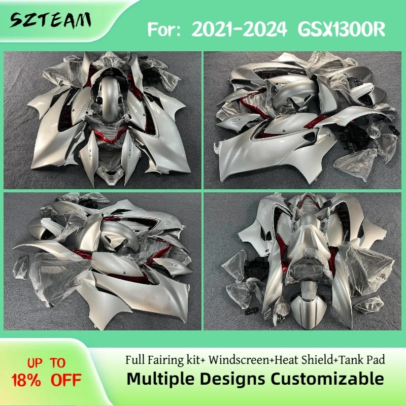 For 2021 2022 2023 2024 GSX1300R Custom Fit Fairing Kit 21 22 23 24 GSX 1300R Motorcycle Full Fairings Injection Bodywork
For 2021 2022 2023 2024 GSX1300R Custom Fit Fairing Kit 21 22 23 24 GSX 1300R Motorcycle Full Fairings Injection Bodywork