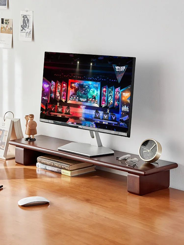 Monitor Elevated Rack Desktop Computer Screen Base Cushion Desktop Bracket Solid Wood Lengthened Storage Rack
Monitor Elevated Rack Desktop Computer Screen Base Cushion Desktop Bracket Solid Wood Lengthened Storage Rack