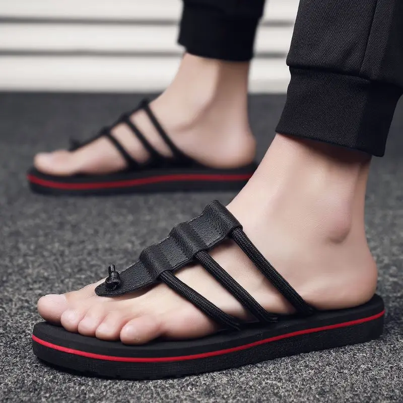 Men's summer trend wear non-slip and deodorant flip-flops men's soft sole casual beach sandals
Men's summer trend wear non-slip and deodorant flip-flops men's soft sole casual beach sandals