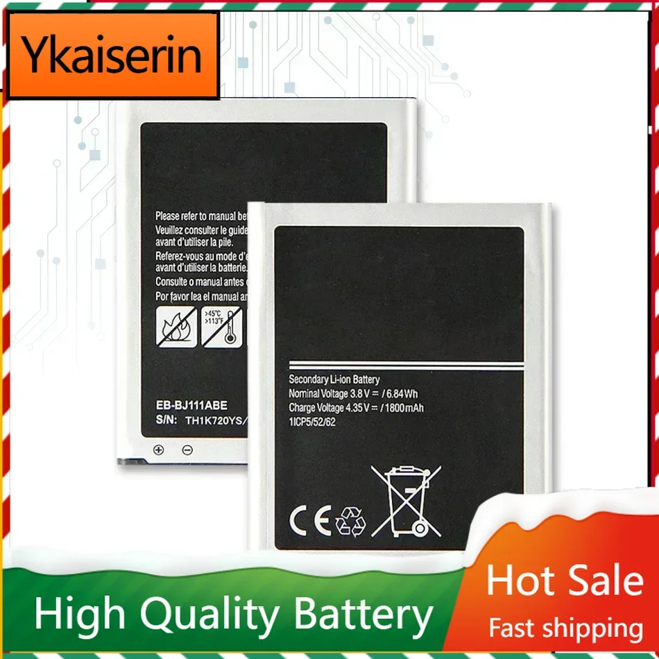 Replacement Battery EB-BJ111ABE For Samsung Galaxy J1 Ace J110 SM-J110F J110H J110F J110FM 4G Version 1800mAh
Replacement Battery EB-BJ111ABE For Samsung Galaxy J1 Ace J110 SM-J110F J110H J110F J110FM 4G Version 1800mAh