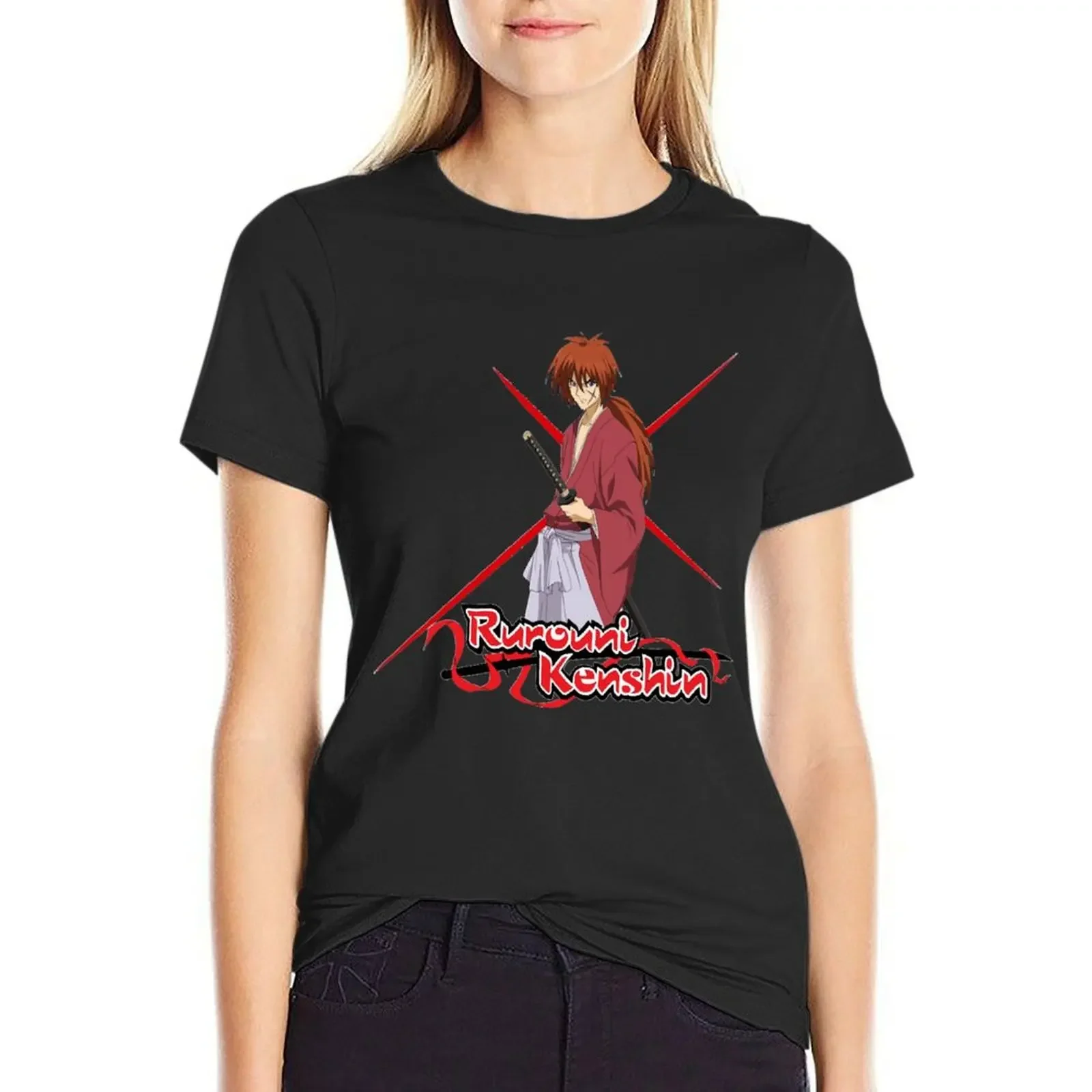 Rurouni and logo design T-Shirt plus size tops korean fashion funnys Female clothing cropped t shirts for Women
Rurouni and logo design T-Shirt plus size tops korean fashion funnys Female clothing cropped t shirts for Women