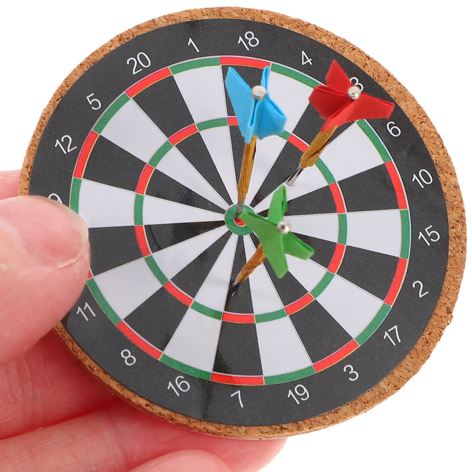 1Set Realistic Mini Dartboard Set with Steel Tip Darts for Dollhouse Accessories Miniature Throwing Game Home Office Desk
1Set Realistic Mini Dartboard Set with Steel Tip Darts for Dollhouse Accessories Miniature Throwing Game Home Office Desk