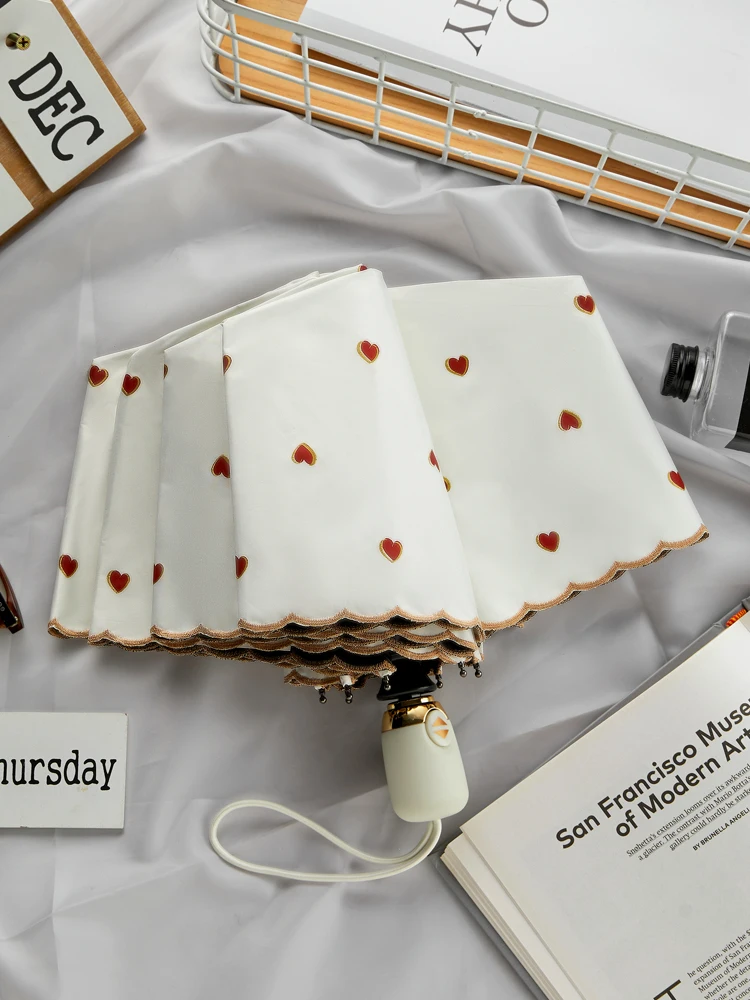 Auatic Bla Glue Sun Umbrella Women's Sunade UV Protection Rain And Sun Dual Purpose Embroidery High Aesthetic Value
Auatic Bla Glue Sun Umbrella Women's Sunade UV Protection Rain And Sun Dual Purpose Embroidery High Aesthetic Value