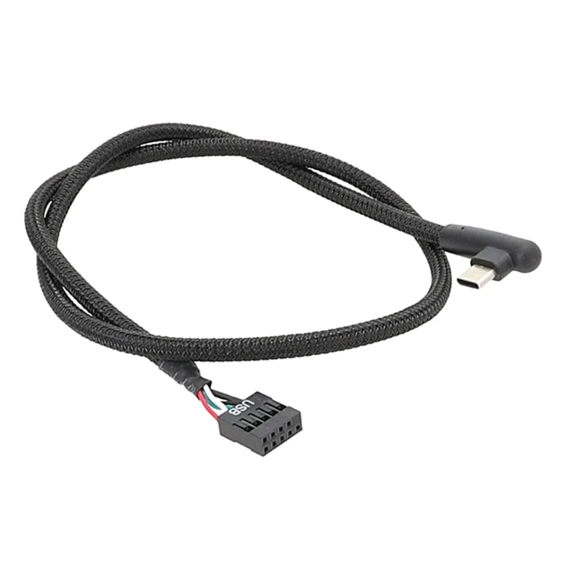 CEA 1Pcs USB 9Pin To Type C Cable For Computer Motherboard Anti Shielding Mesh Line Enhances Stability And Speed 60CM Easy To Us
CEA 1Pcs USB 9Pin To Type C Cable For Computer Motherboard Anti Shielding Mesh Line Enhances Stability And Speed 60CM Easy To Us