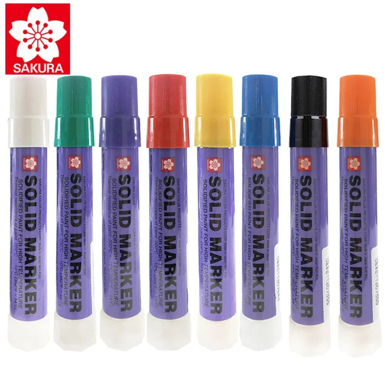 8Pcs Japan Sakura Solid Marker Industrial Pen XSC Dry Can Write on Steel Plate Water Oil Surface Multi-function Pen Permanent
8Pcs Japan Sakura Solid Marker Industrial Pen XSC Dry Can Write on Steel Plate Water Oil Surface Multi-function Pen Permanent