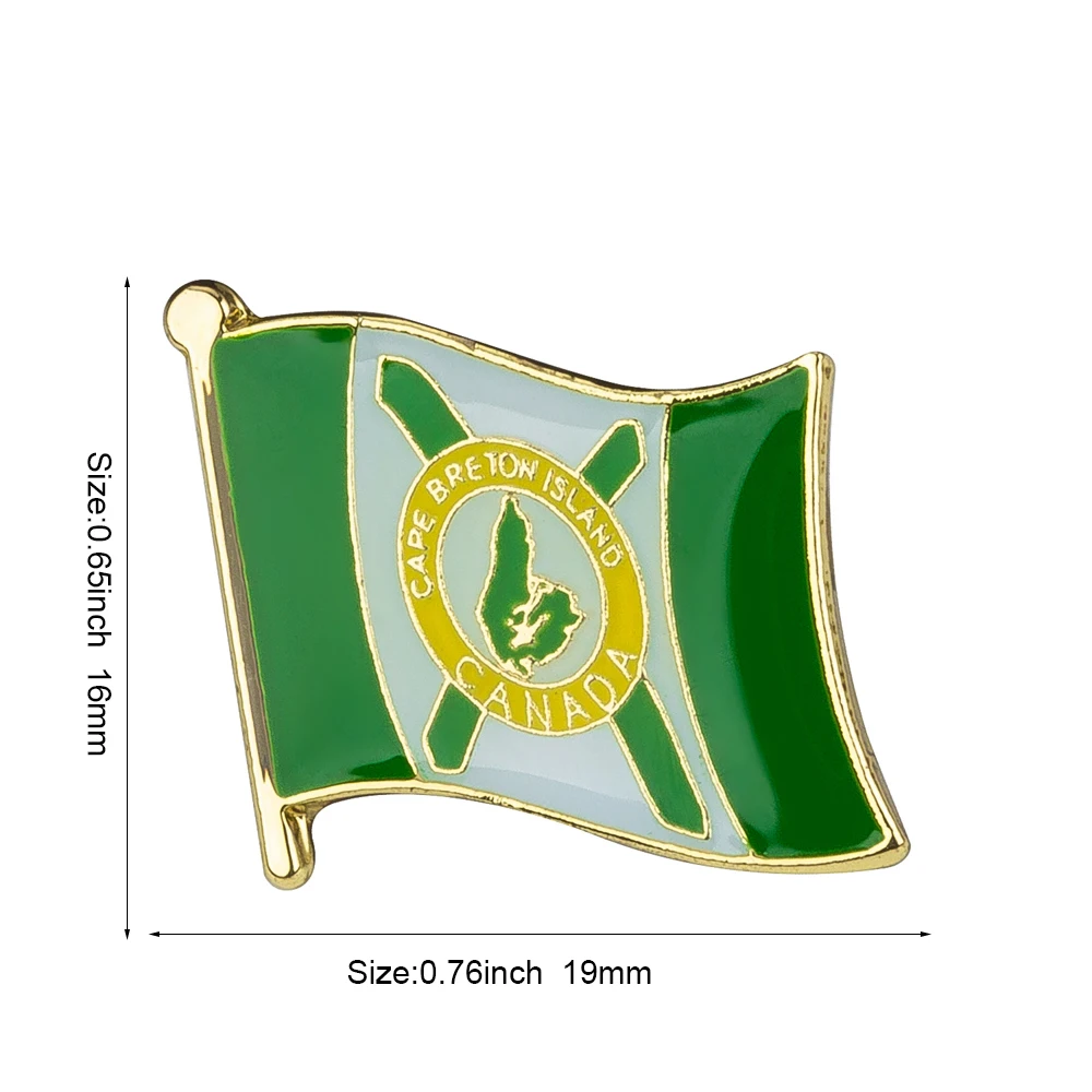 CAPE BRETON Flag Badge Flag Laple Pin Badges Flag Brooch 
CAPE BRETON Flag Badge Flag Laple Pin Badges Flag Brooch