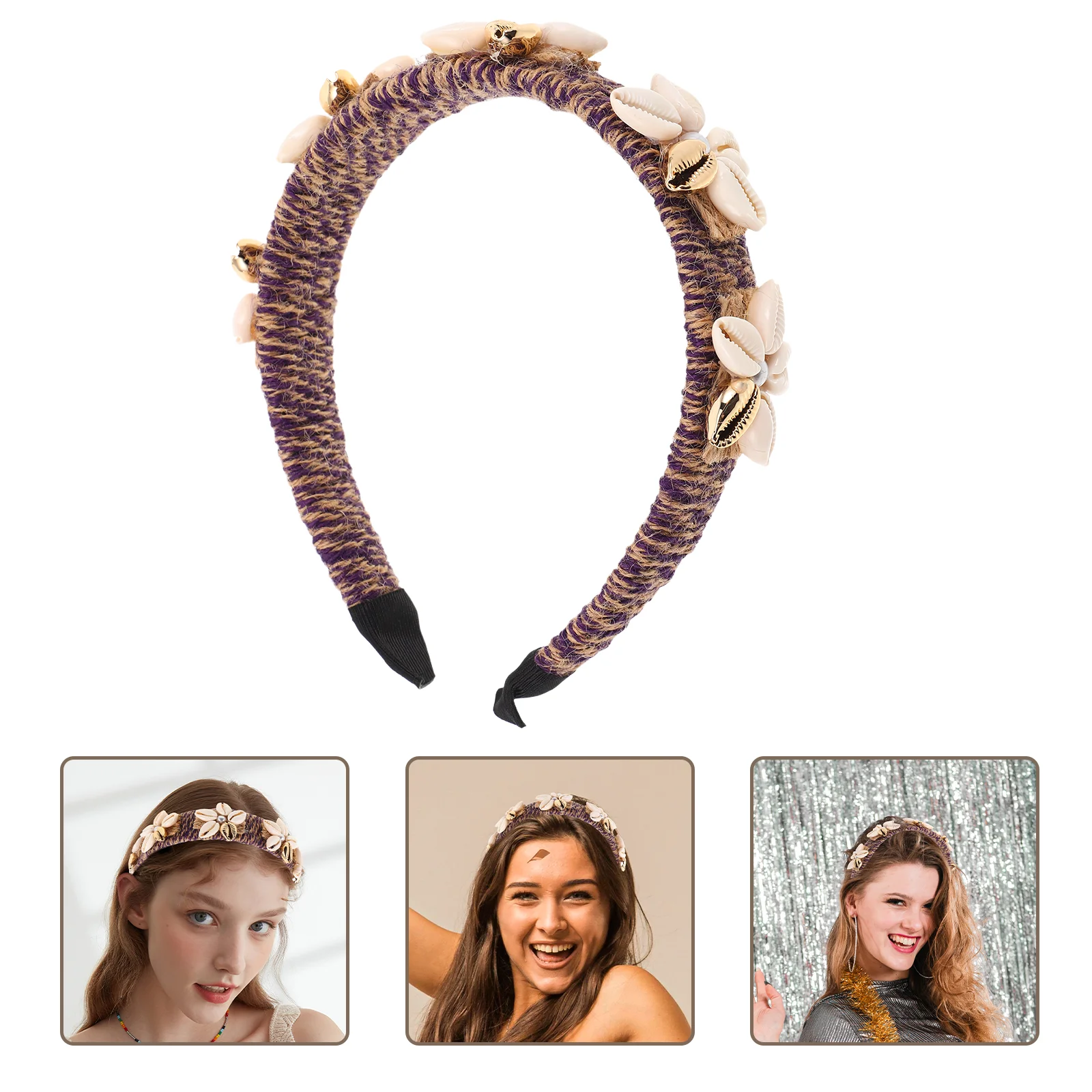 Shell Hemp Rope Headband Women Girls Seashell Hair Accessories Lightweight Comfort Spring Headpiece Wide Brim Beach Style Pearl
Shell Hemp Rope Headband Women Girls Seashell Hair Accessories Lightweight Comfort Spring Headpiece Wide Brim Beach Style Pearl