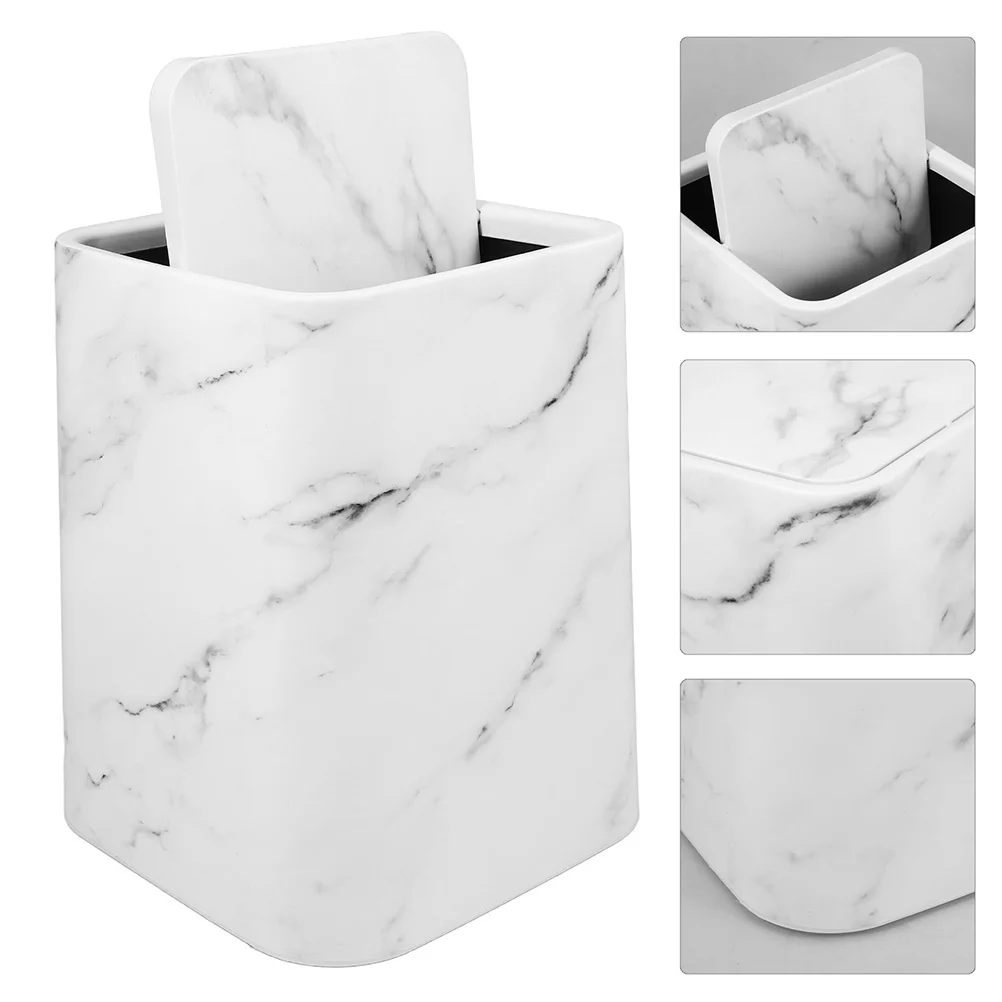Marble Finish Trash Can with Lid Medium Size Waste Basket for Indoor Outdoor Use Garbage Container Bin Kitchen Waste Basket
Marble Finish Trash Can with Lid Medium Size Waste Basket for Indoor Outdoor Use Garbage Container Bin Kitchen Waste Basket