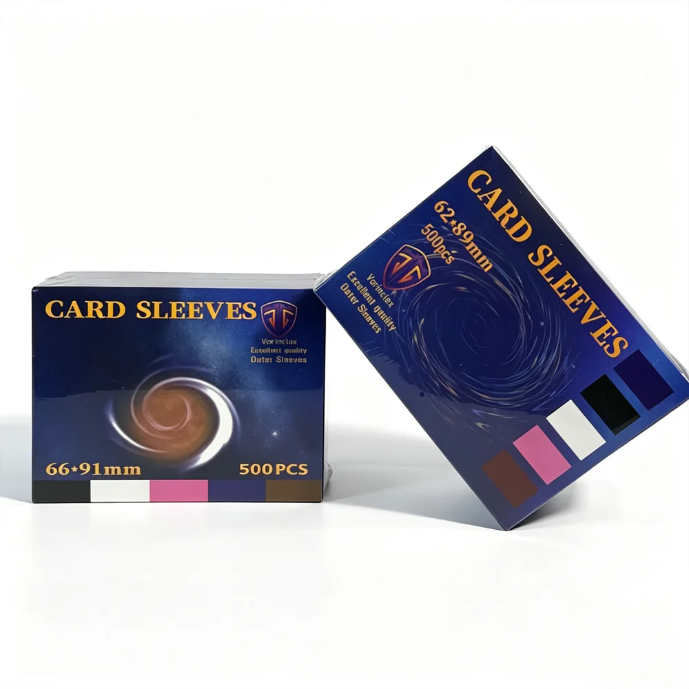 500PCS Matte Trading Card Sleeves Mixed 5 Colors 66x91mm / 62x89mm Standard Japanese Size TCG Card Protectors for MTG YGO
500PCS Matte Trading Card Sleeves Mixed 5 Colors 66x91mm / 62x89mm Standard Japanese Size TCG Card Protectors for MTG YGO