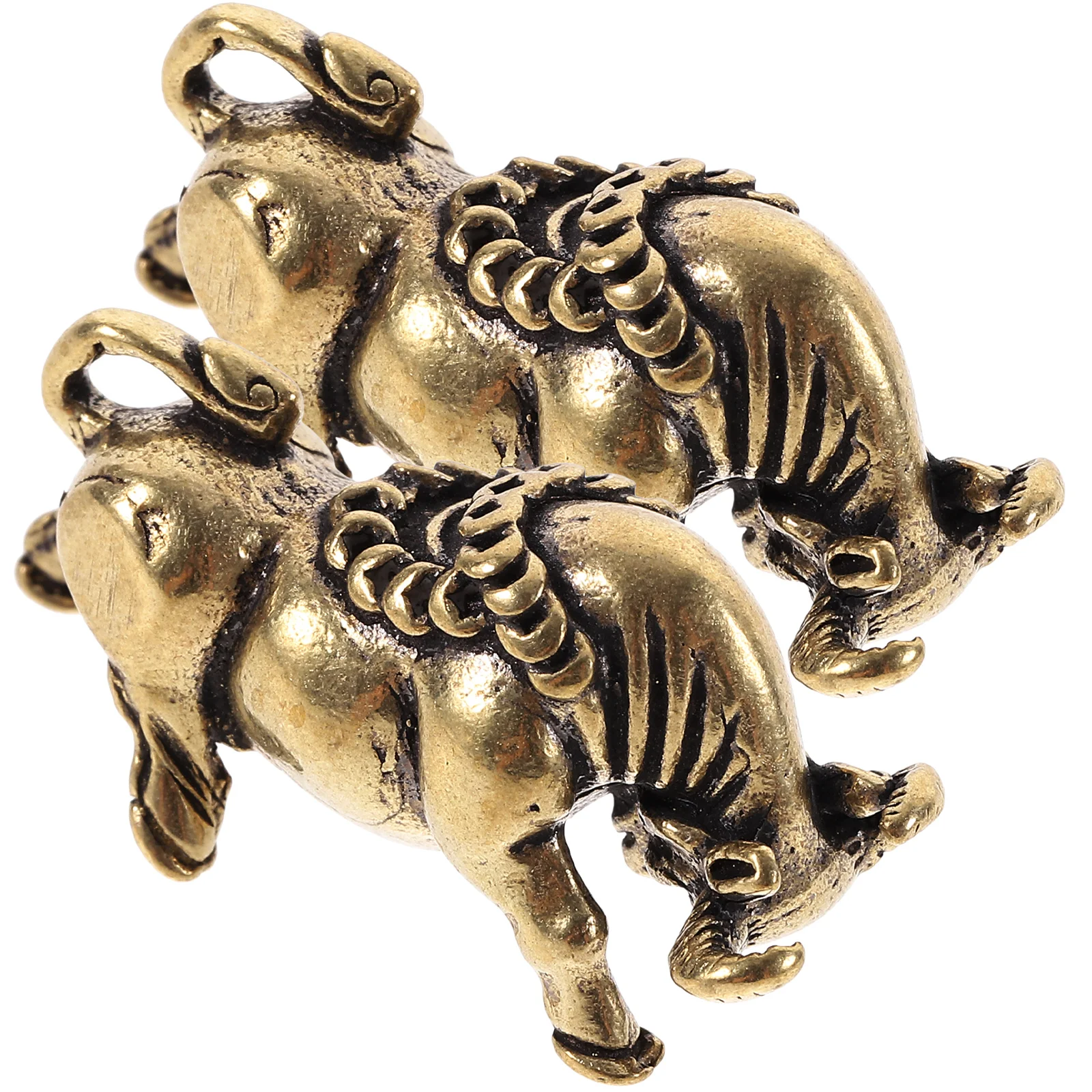 2 Pcs Brass Cow Keychain Pendant Calf Small nament DIY Decor Desktop Adornment Retro Home Gift Jewelry Craft Kit
2 Pcs Brass Cow Keychain Pendant Calf Small nament DIY Decor Desktop Adornment Retro Home Gift Jewelry Craft Kit