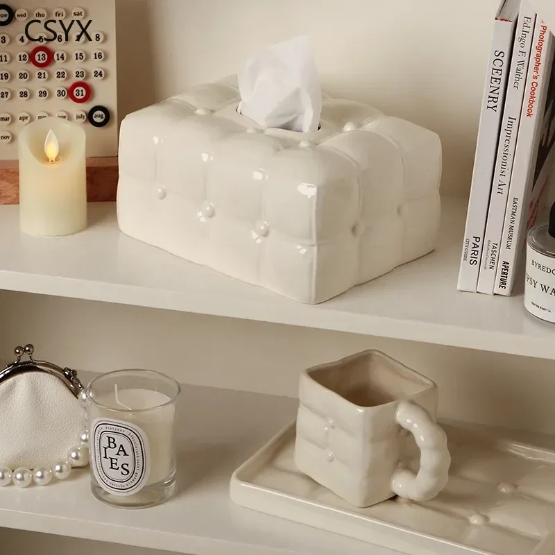 Tissue Box Creative Cream Design - Tabletop Ornament for Living Room Dining Table, Home Room Decorative Accent Decoration Hogar
Tissue Box Creative Cream Design - Tabletop Ornament for Living Room Dining Table, Home Room Decorative Accent Decoration Hogar
