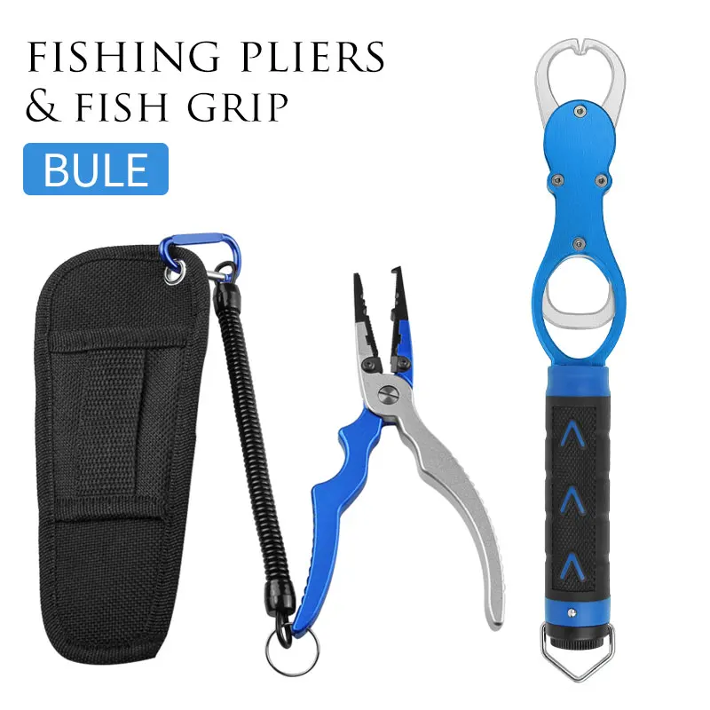 Easyfish Best Aluminum Alloy Fishing Pliers Grip Set Fishing Tackle Gear Hook Recover Cutter Line Split Ring Fishing Accessories
Easyfish Best Aluminum Alloy Fishing Pliers Grip Set Fishing Tackle Gear Hook Recover Cutter Line Split Ring Fishing Accessories