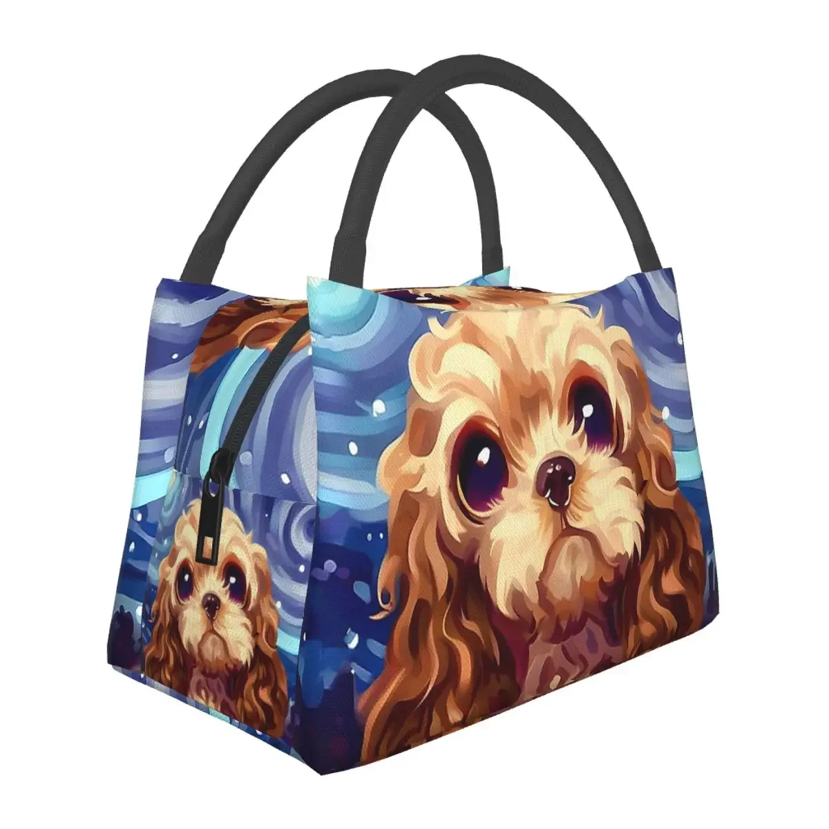 Cocker Spaniel Starry Night Lunch Bags Insulated Bento Box Portable Lunch Tote Picnic Bags Cooler Thermal Bag for Woman Student
Cocker Spaniel Starry Night Lunch Bags Insulated Bento Box Portable Lunch Tote Picnic Bags Cooler Thermal Bag for Woman Student