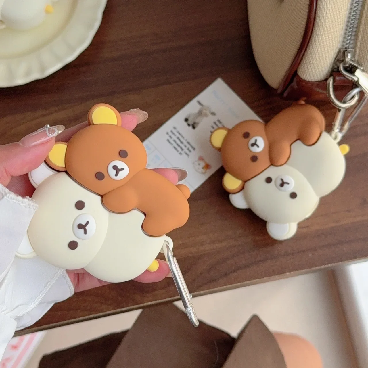 for Airpods 1 2 3 4 pro pro2 Cute Hug Brown White Bear Silicone Headphone Case for Airpods 1 2 3 4 pro pro2
for Airpods 1 2 3 4 pro pro2 Cute Hug Brown White Bear Silicone Headphone Case for Airpods 1 2 3 4 pro pro2