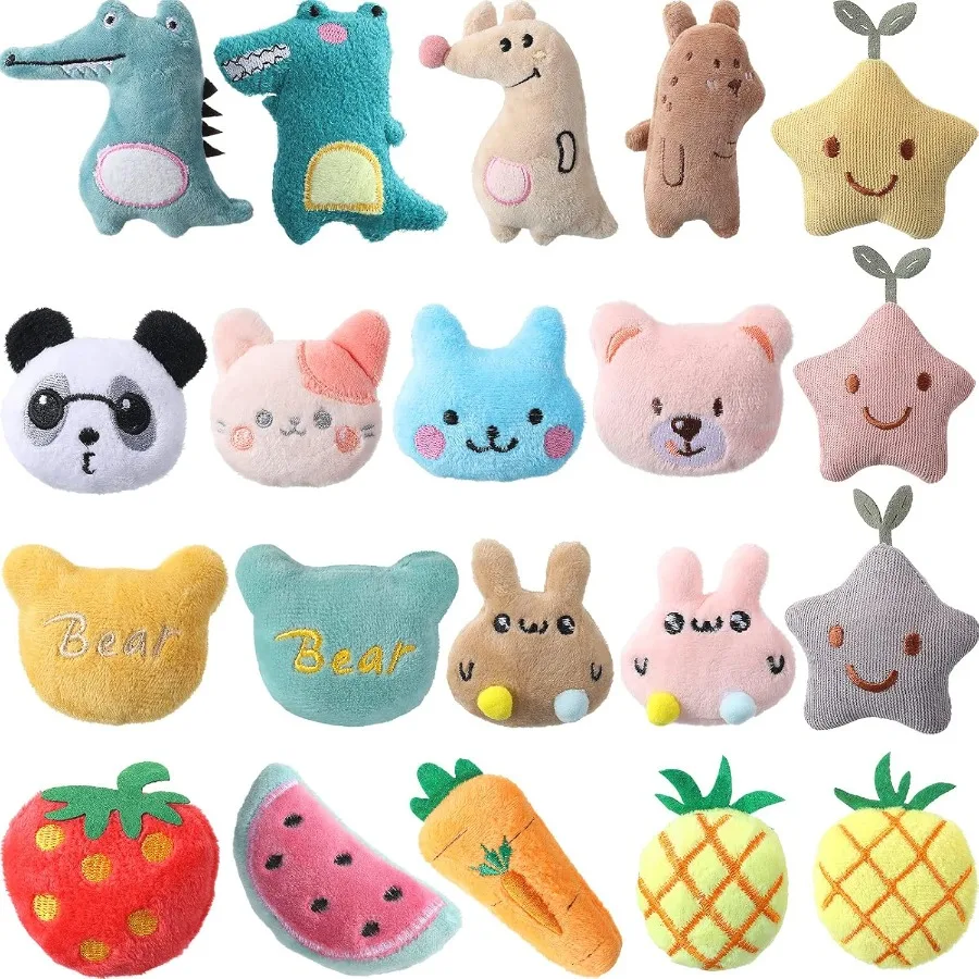 20 Pieces Catnip Toys for Indoor Cat Plush Cat Chew Toys Lovely Kitten Catnip Kitten Entertaining Interactive Kitten Do Lovely
20 Pieces Catnip Toys for Indoor Cat Plush Cat Chew Toys Lovely Kitten Catnip Kitten Entertaining Interactive Kitten Do Lovely