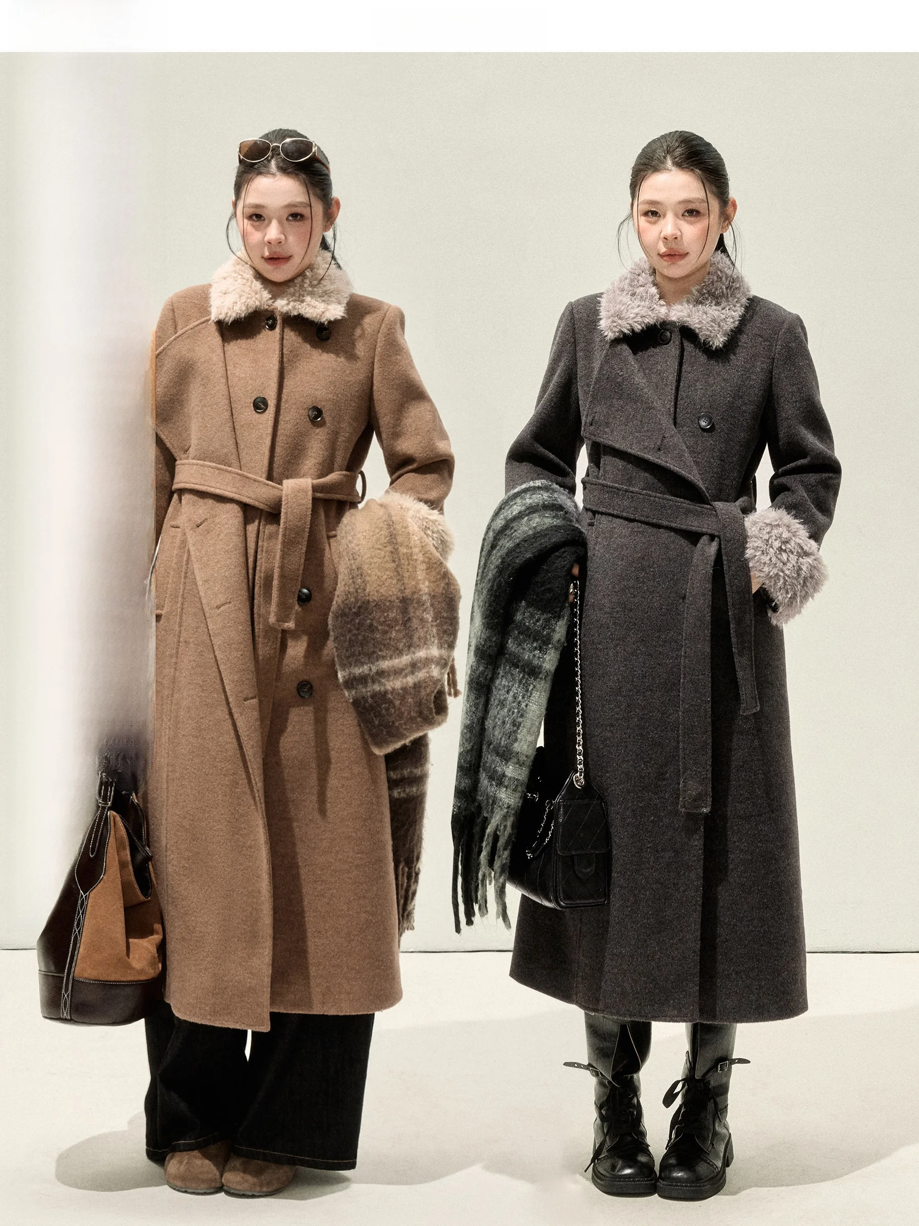 Пальто из искусственного меха с отстегивающимися рукавами, однобортное, шерстяное, больших размеров, для полных женщин, с длинными рукавами и воротником-стойкой
Пальто из искусственного меха с отстегивающимися рукавами, однобортное, шерстяное, больших размеров, для полных женщин, с длинными рукавами и воротником-стойкой