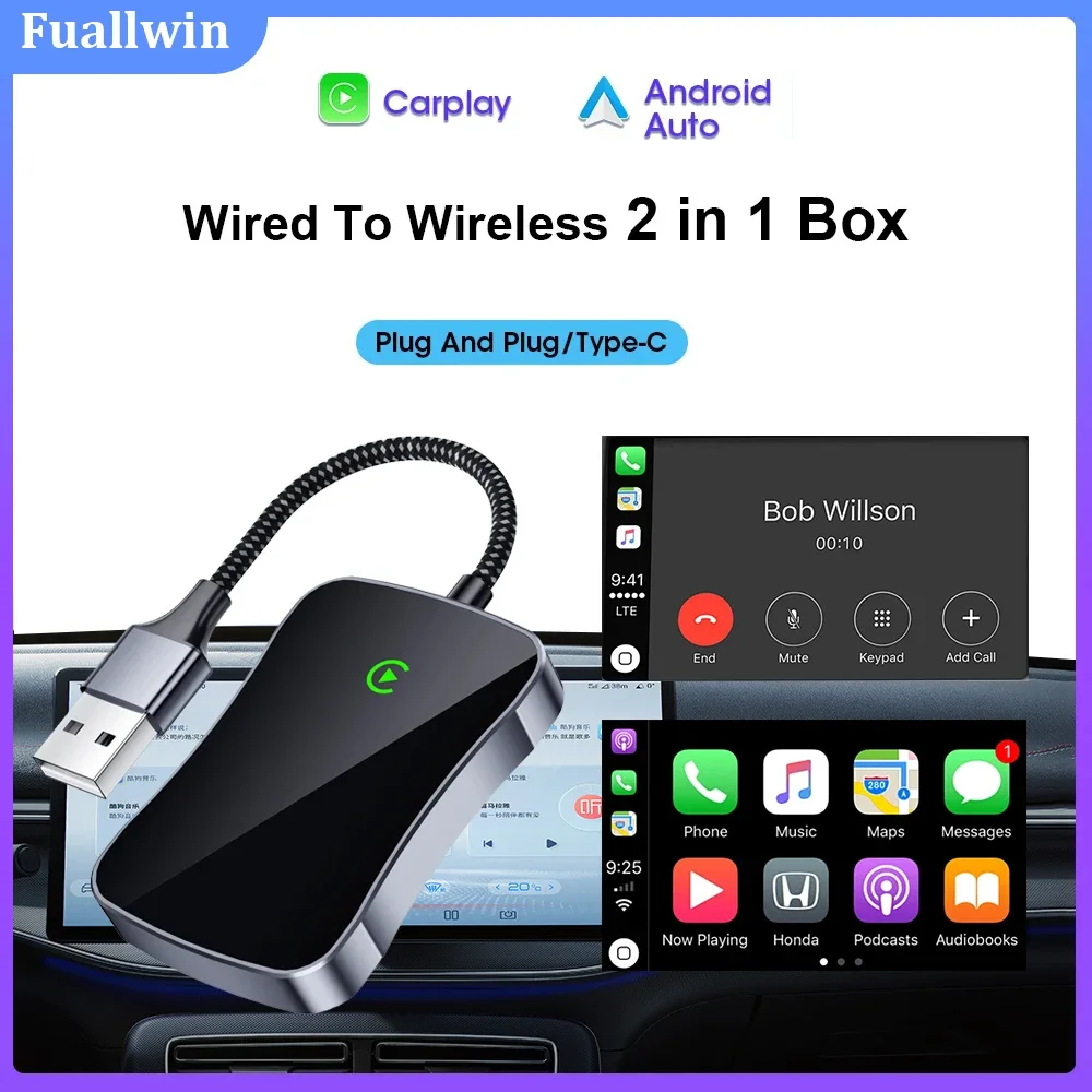 Wireless Carplay Adapter For iPhone Apple Car play Adapter USB MINI Wired To Wireless Carplay Plug And Play New Convenient Cell
Wireless Carplay Adapter For iPhone Apple Car play Adapter USB MINI Wired To Wireless Carplay Plug And Play New Convenient Cell