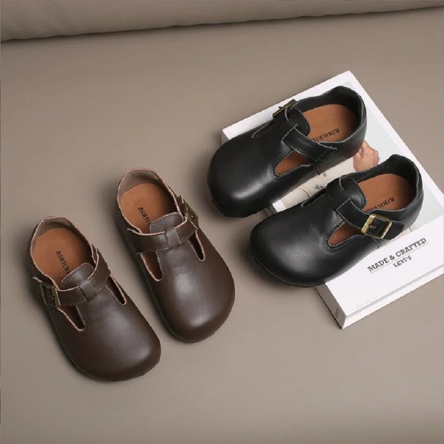 Children's Leather Shoes 2024 Autumn New Boys' Vintage Bucken Single Shoes Girls' Casual Soft Sole Versatile Small Leather Shoes
Children's Leather Shoes 2024 Autumn New Boys' Vintage Bucken Single Shoes Girls' Casual Soft Sole Versatile Small Leather Shoes