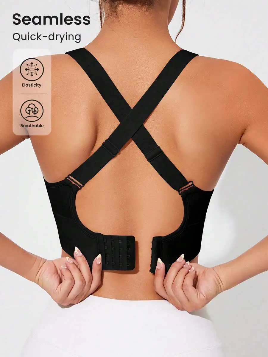 Women's Seamless Sports Bra with Adjustable Straps
Women's Seamless Sports Bra with Adjustable Straps