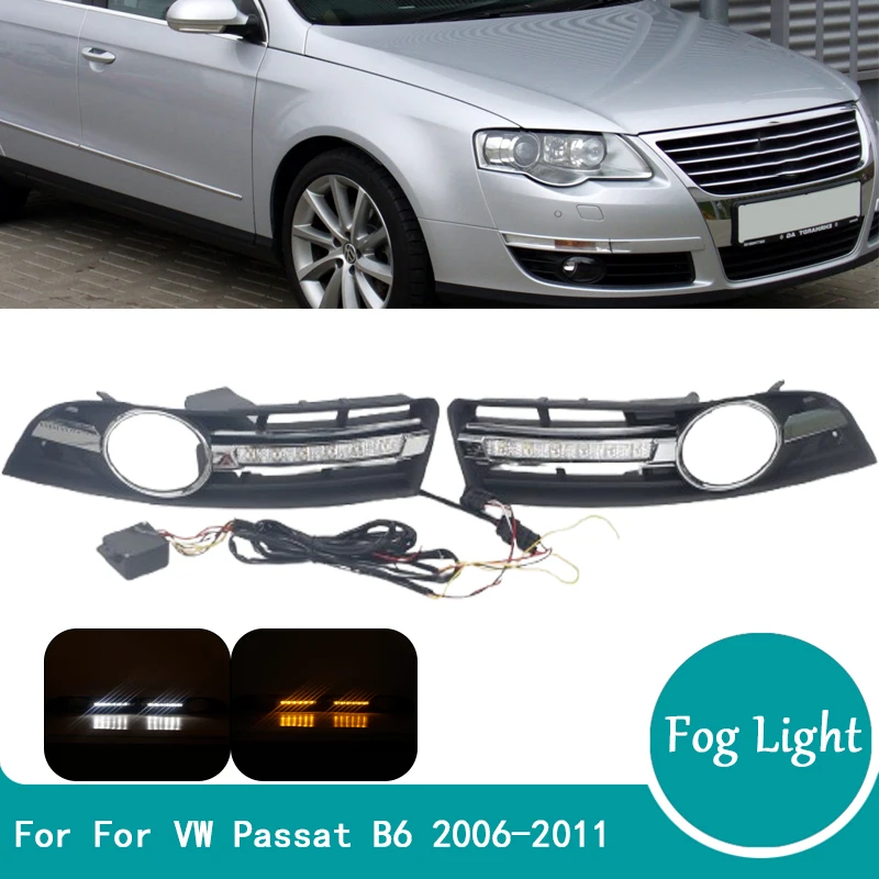For Volkswagen VW Passat B6 2006 2007 2008 2009 2010 2011 LED Daytime Running Light DRL Yellow and White Light Car Accessories
For Volkswagen VW Passat B6 2006 2007 2008 2009 2010 2011 LED Daytime Running Light DRL Yellow and White Light Car Accessories