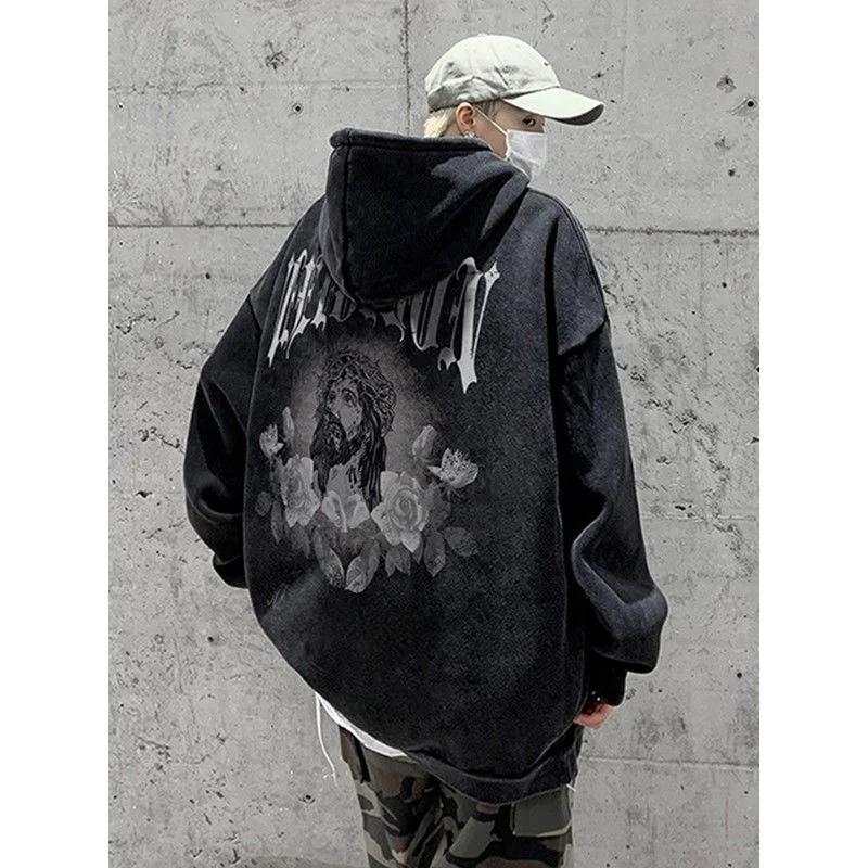Large Size 300 Pou American Retro Print Pure Cotton Hoodie Men's Spring Autumn High Street Waed Jaet Top 2 Streetwear
Large Size 300 Pou American Retro Print Pure Cotton Hoodie Men's Spring Autumn High Street Waed Jaet Top 2 Streetwear
