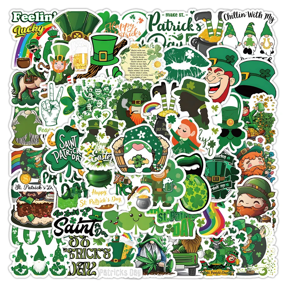 10/30/53Pcs St. Patrick's Day Cartoon Graffiti Stickers DIY Guitar Phone Suitcase Water Cup Skateboard Waterproof Stickers
10/30/53Pcs St. Patrick's Day Cartoon Graffiti Stickers DIY Guitar Phone Suitcase Water Cup Skateboard Waterproof Stickers