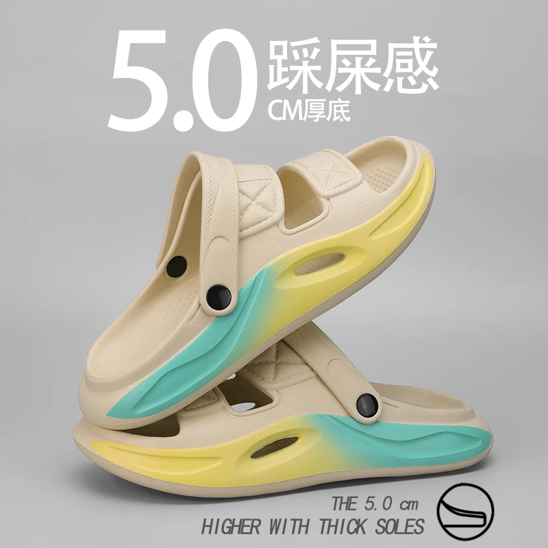 Summer Couple's Solid Thick Bottom Slippers High Quality Mens EVA Waterproof Shoes for Men Slip-on Sandals Man Soft Beach Slides
Summer Couple's Solid Thick Bottom Slippers High Quality Mens EVA Waterproof Shoes for Men Slip-on Sandals Man Soft Beach Slides
