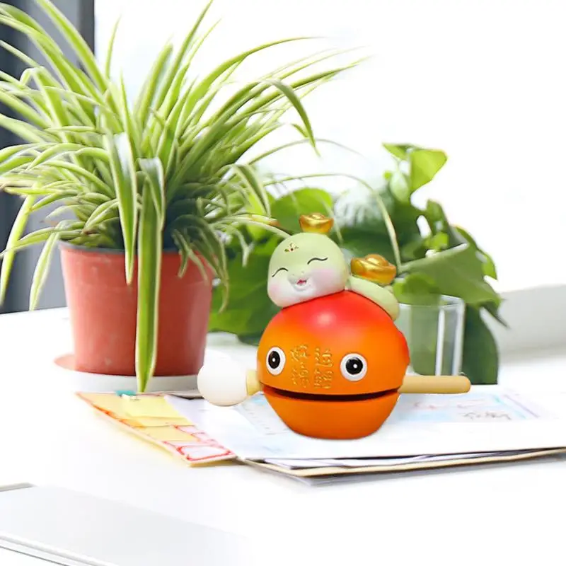 Fish Drum Zen Drum Cute Fish Mokugyo Instrument New Year Snake Temple Blocks Percussion Toys For Desk Decoration Calming
Fish Drum Zen Drum Cute Fish Mokugyo Instrument New Year Snake Temple Blocks Percussion Toys For Desk Decoration Calming