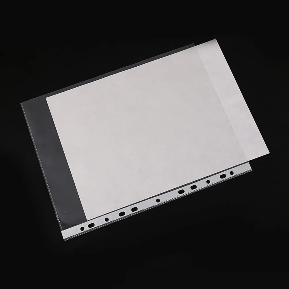 100Pcs Clear File Protectors Sheet Protectors A4 11 Hole Transparent PP Material Sheet Protector for Binder Office
100Pcs Clear File Protectors Sheet Protectors A4 11 Hole Transparent PP Material Sheet Protector for Binder Office