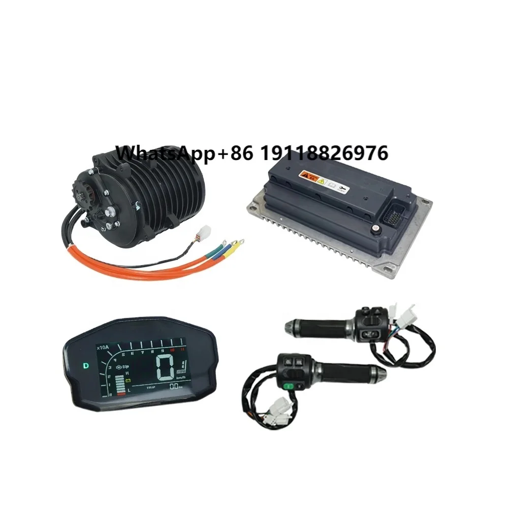 SIAECOSYS QS138 3KW V3 72V 100KPH Mid Drive Motor Conversion Kit with EM200-2 Controller in Big Cooling Panel for E-motorcycle
SIAECOSYS QS138 3KW V3 72V 100KPH Mid Drive Motor Conversion Kit with EM200-2 Controller in Big Cooling Panel for E-motorcycle