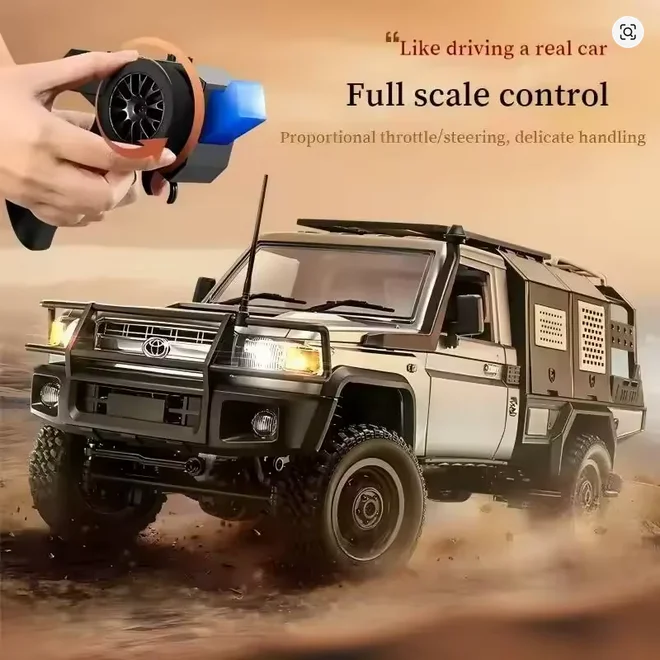 MN82S RC Crawler 1/12 Full Scale LC79 RC Pickup Short Truck 4WD Remote Control Climbing Off-road Car Toys for Boys Adults Gifts
MN82S RC Crawler 1/12 Full Scale LC79 RC Pickup Short Truck 4WD Remote Control Climbing Off-road Car Toys for Boys Adults Gifts