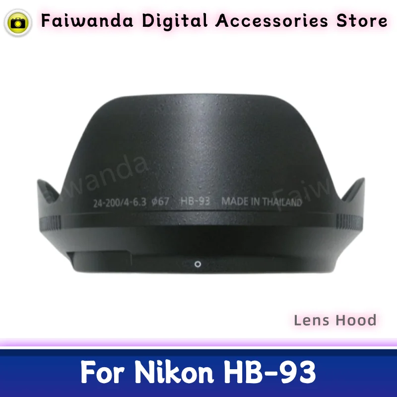 Новая оригинальная передняя бленда HB-93 для объектива Nikon NIKKOR Z 24-200 мм F4-6,3 VR (67 мм) Z24-200
Новая оригинальная передняя бленда HB-93 для объектива Nikon NIKKOR Z 24-200 мм F4-6,3 VR (67 мм) Z24-200