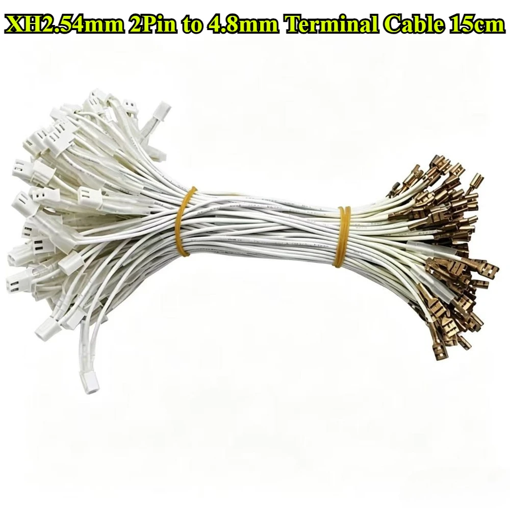 50/100Pcs/lot White XH2.54mm 2Pin to 4.8mm Terminal Cable Connector Wire For Joystick Sanwa Push Button Game Chip Copper Wire
50/100Pcs/lot White XH2.54mm 2Pin to 4.8mm Terminal Cable Connector Wire For Joystick Sanwa Push Button Game Chip Copper Wire