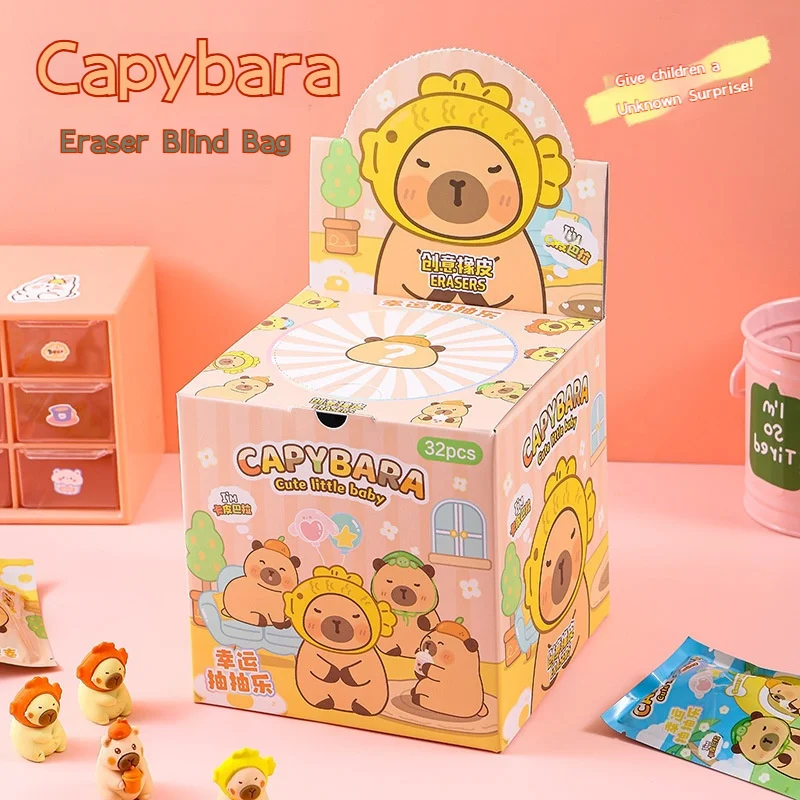 32 шт./1 коробка, капибара, слепая сумка, ластики, милые персонажи, маленький ребенок, резиновые обучающие канцелярские принадлежности, модель, ластик для фигурки, детский подарок
32 шт./1 коробка, капибара, слепая сумка, ластики, милые персонажи, маленький ребенок, резиновые обучающие канцелярские принадлежности, модель, ластик для фигурки, детский подарок