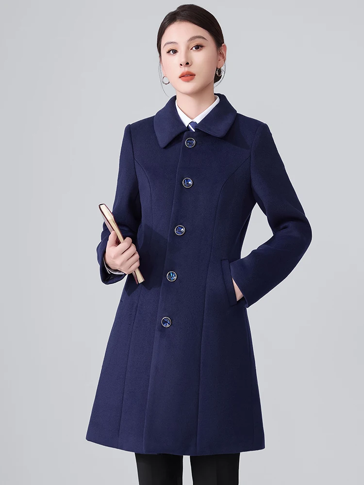 Thickened Woolen Coat Women's Winter Coat with Cotton Bank Hotel Work Uniform Style Commute OL Style Slim Fit Long Sleeve
Thickened Woolen Coat Women's Winter Coat with Cotton Bank Hotel Work Uniform Style Commute OL Style Slim Fit Long Sleeve