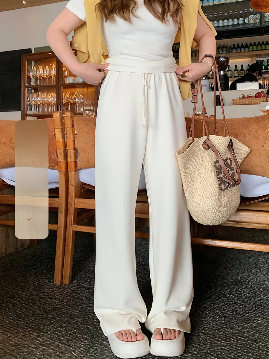Slimming Effect Long Pants Women's High Waist Loose Fit Copper Ammonia Fiber Super Draped Air Layer Straight Leg Trousers
Slimming Effect Long Pants Women's High Waist Loose Fit Copper Ammonia Fiber Super Draped Air Layer Straight Leg Trousers