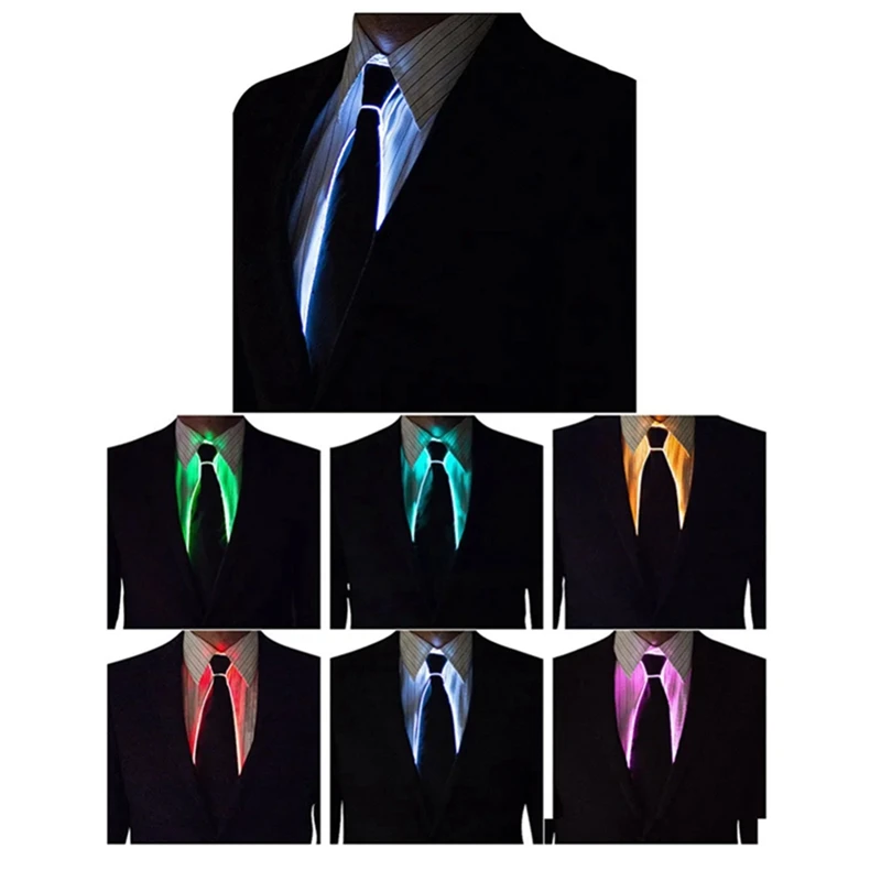 Glowing Tie EL Wire Neon LED Luminous Party Haloween Christmas Luminous Light Up Decoration DJ Bar Club Stage Clothing Durable
Glowing Tie EL Wire Neon LED Luminous Party Haloween Christmas Luminous Light Up Decoration DJ Bar Club Stage Clothing Durable