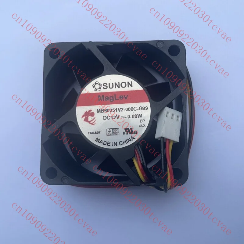 Аутентичный MB60251V2-000C-G99 12 В 0,89 Вт 6 см 3-проводной 60*60*25 бесшумный охлаждающий вентилятор
Аутентичный MB60251V2-000C-G99 12 В 0,89 Вт 6 см 3-проводной 60*60*25 бесшумный охлаждающий вентилятор