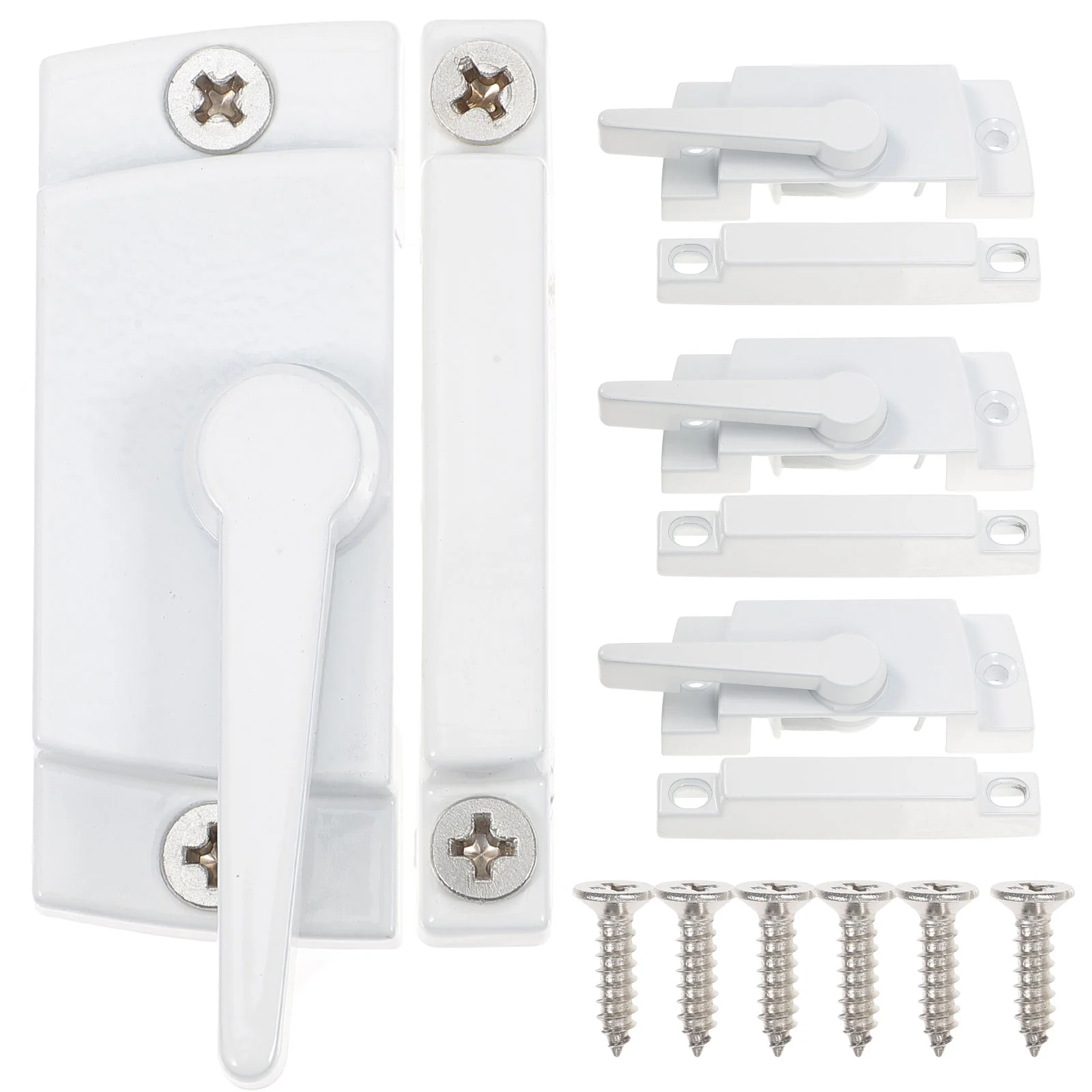4 Pcs Sliding Window Lock Stopper Toilet Zinc Alloy Replacement Parts Sash Safety Bars Child Locks
4 Pcs Sliding Window Lock Stopper Toilet Zinc Alloy Replacement Parts Sash Safety Bars Child Locks