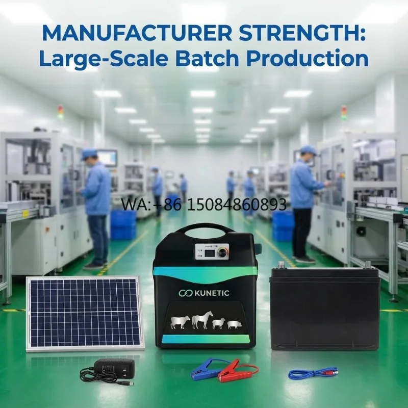 Waterproof Smart LCD Display Solar Energizer Sheep Livestock Fence 12000V Pulse Charger Kit Easily Assembled 2-Year Warranty
Waterproof Smart LCD Display Solar Energizer Sheep Livestock Fence 12000V Pulse Charger Kit Easily Assembled 2-Year Warranty