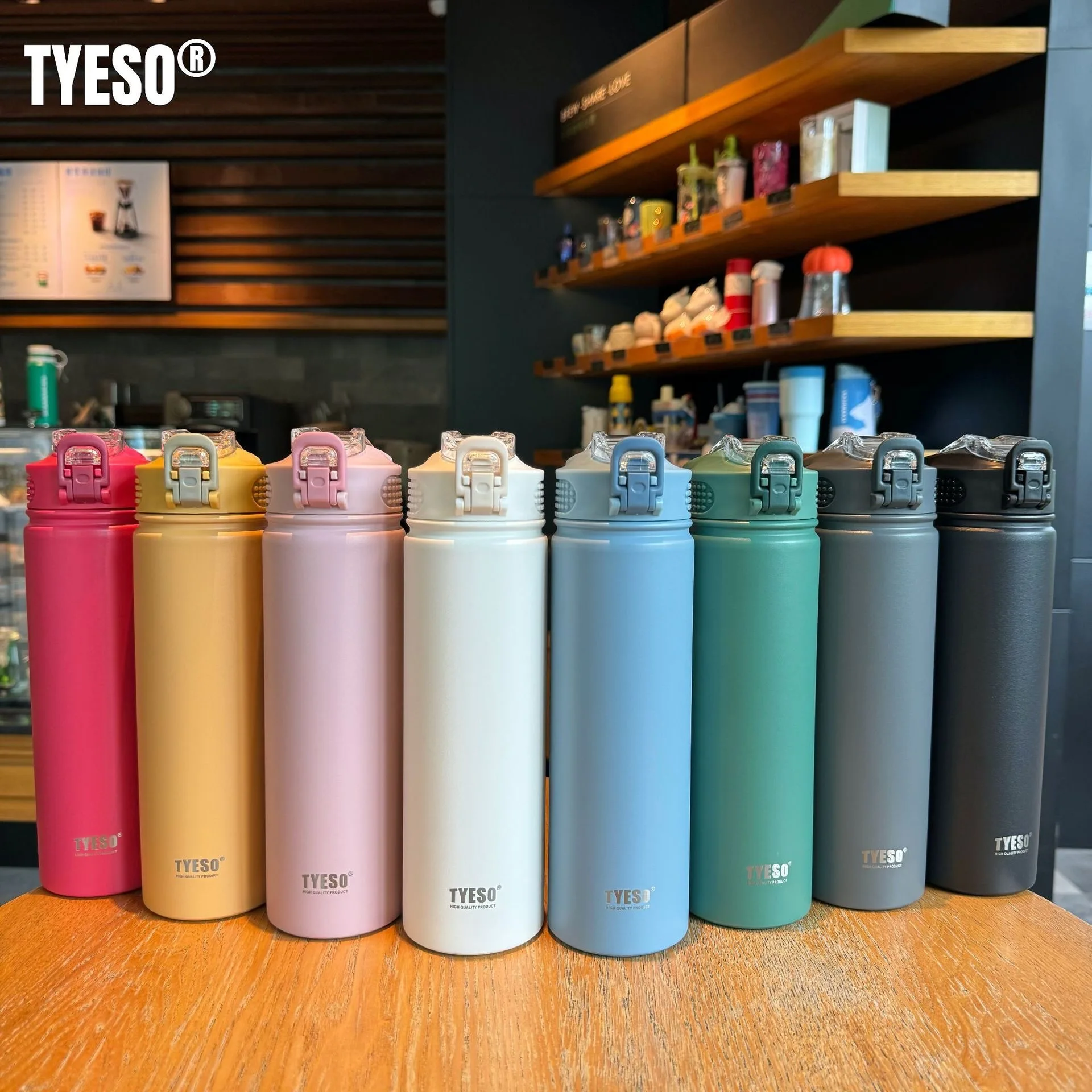 530-750ML Tyeso Stainless Steel Thermal Cup Outdoor Sports Water Bottle Keeps Cold and Heat Thermal Mug Travel Insulated Cup
530-750ML Tyeso Stainless Steel Thermal Cup Outdoor Sports Water Bottle Keeps Cold and Heat Thermal Mug Travel Insulated Cup 