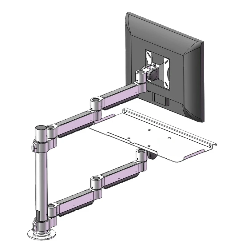 Monitor keyboard integrated bracket shelf equipment special machine tool computer rotating robotic arm hanger bracket
Monitor keyboard integrated bracket shelf equipment special machine tool computer rotating robotic arm hanger bracket