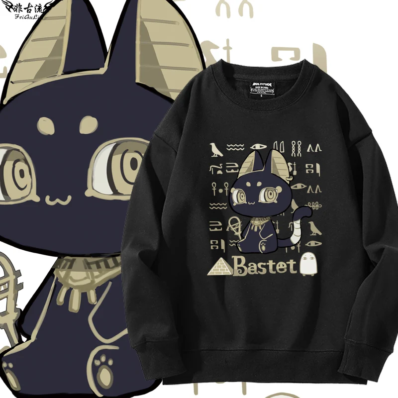 Daily Cartoon Cute Bastet God's Sweatirt Loose ex Cotton Polyester Hoodie Comfortable Autumn Winter Streetwear
Daily Cartoon Cute Bastet God's Sweatirt Loose ex Cotton Polyester Hoodie Comfortable Autumn Winter Streetwear