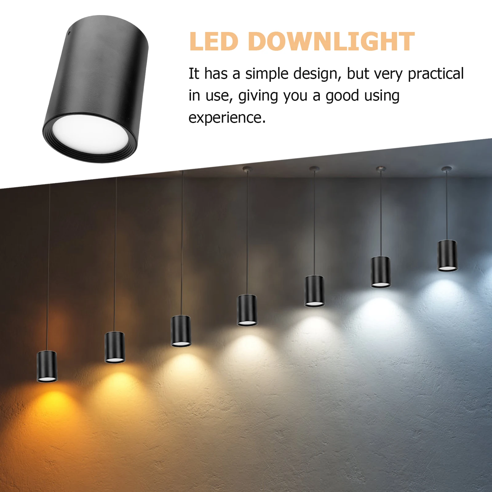 LED Downlight Ceiling Lamp Commercial Lighting Surface Mounted Hanging Store COB Spotlight Tools Parts Low Energy Durable Easy
LED Downlight Ceiling Lamp Commercial Lighting Surface Mounted Hanging Store COB Spotlight Tools Parts Low Energy Durable Easy