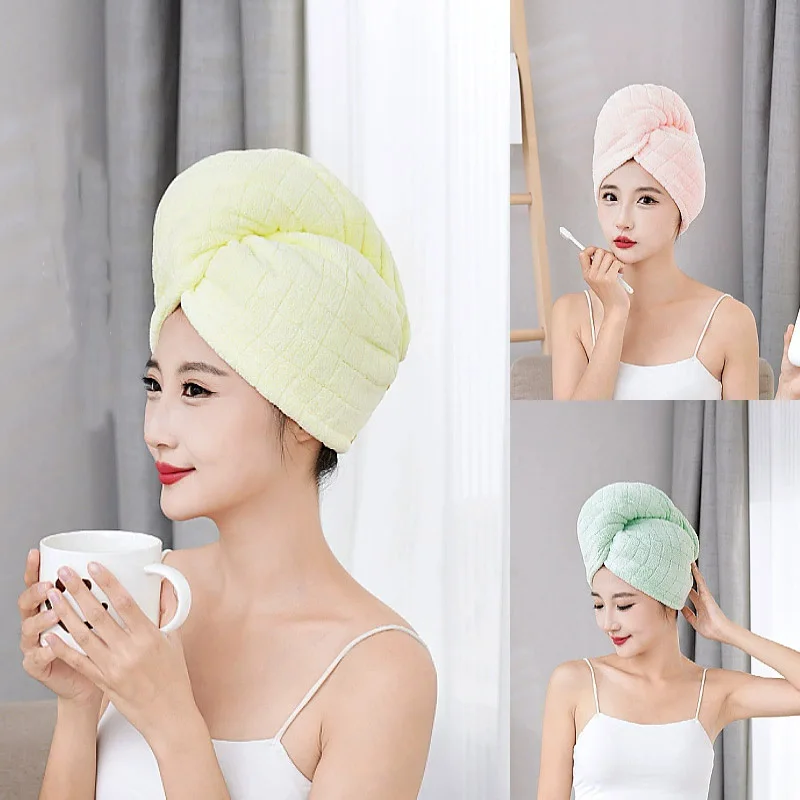 1PC Hair Drying Hat Quick-dry Microfiber Hair Towel Cap Hat Women Bath Hat Solid Towel Cap Super Absorption Turban Hair Dry Cap
1PC Hair Drying Hat Quick-dry Microfiber Hair Towel Cap Hat Women Bath Hat Solid Towel Cap Super Absorption Turban Hair Dry Cap