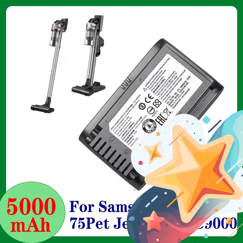 100% Original Sweeper Battery VCA-SBT90 for Samsung Vs9000 Jet90 Jet75 Jet90E VCA-SBT90 Cordless Handheld Vacuum Cleaner Battery
100% Original Sweeper Battery VCA-SBT90 for Samsung Vs9000 Jet90 Jet75 Jet90E VCA-SBT90 Cordless Handheld Vacuum Cleaner Battery