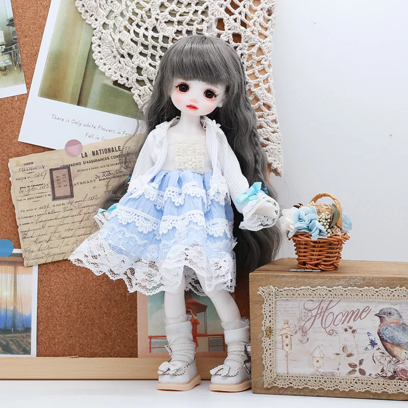 Модная одежда для кукол 30 см, синяя юбка принцессы из пряжи, 1/6 BJD, пышная юбка на подтяжках, комплект кукольного наряда, милая игрушка для девочек, подарок
Модная одежда для кукол 30 см, синяя юбка принцессы из пряжи, 1/6 BJD, пышная юбка на подтяжках, комплект кукольного наряда, милая игрушка для девочек, подарок