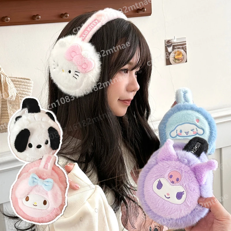 Cute Hellos Kittys Cinnamorolls Plush Earmuffs Fashion Everything Winter Warm Earbag Riding Thickened Earmuffs Children's Gifts
Cute Hellos Kittys Cinnamorolls Plush Earmuffs Fashion Everything Winter Warm Earbag Riding Thickened Earmuffs Children's Gifts