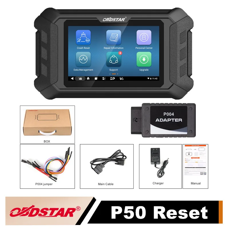 OBDSTAR P50 Airbag Reset Tool Covers 86 Brands and 11600+ ECU Part No. by OBD/Bench Support Battery Reset/ SAS Reset
OBDSTAR P50 Airbag Reset Tool Covers 86 Brands and 11600+ ECU Part No. by OBD/Bench Support Battery Reset/ SAS Reset