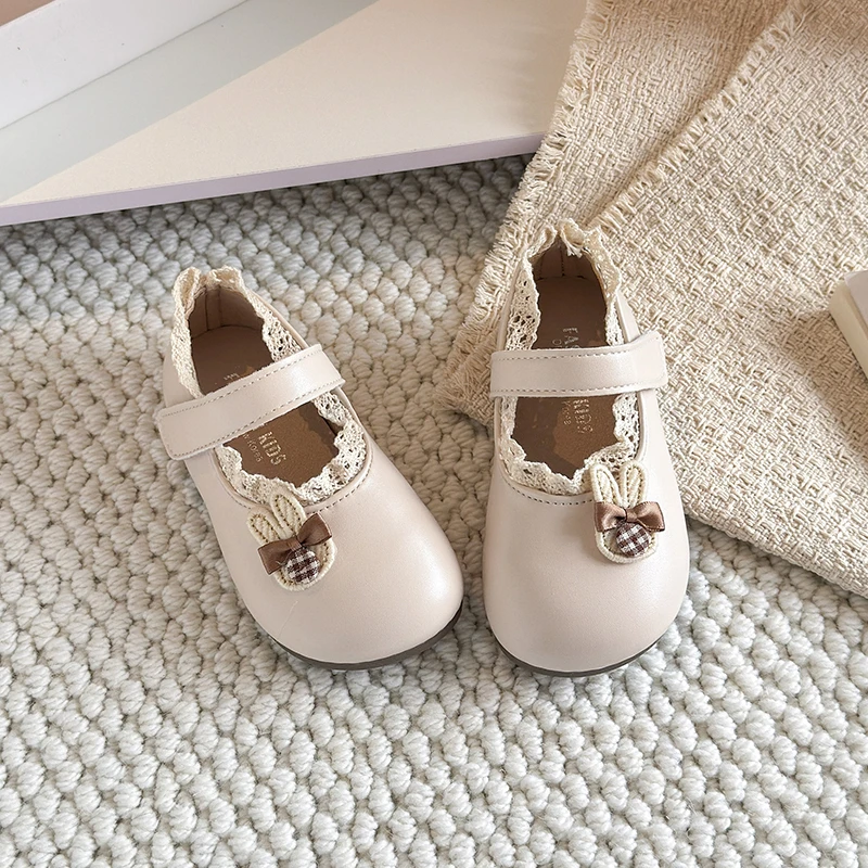 Lolita Girls Princess Shoes Cute Lace Trim Bunny Kids Leather Shoes Beige Brown Causal Children Ballet Mary Janes School Party
Lolita Girls Princess Shoes Cute Lace Trim Bunny Kids Leather Shoes Beige Brown Causal Children Ballet Mary Janes School Party
